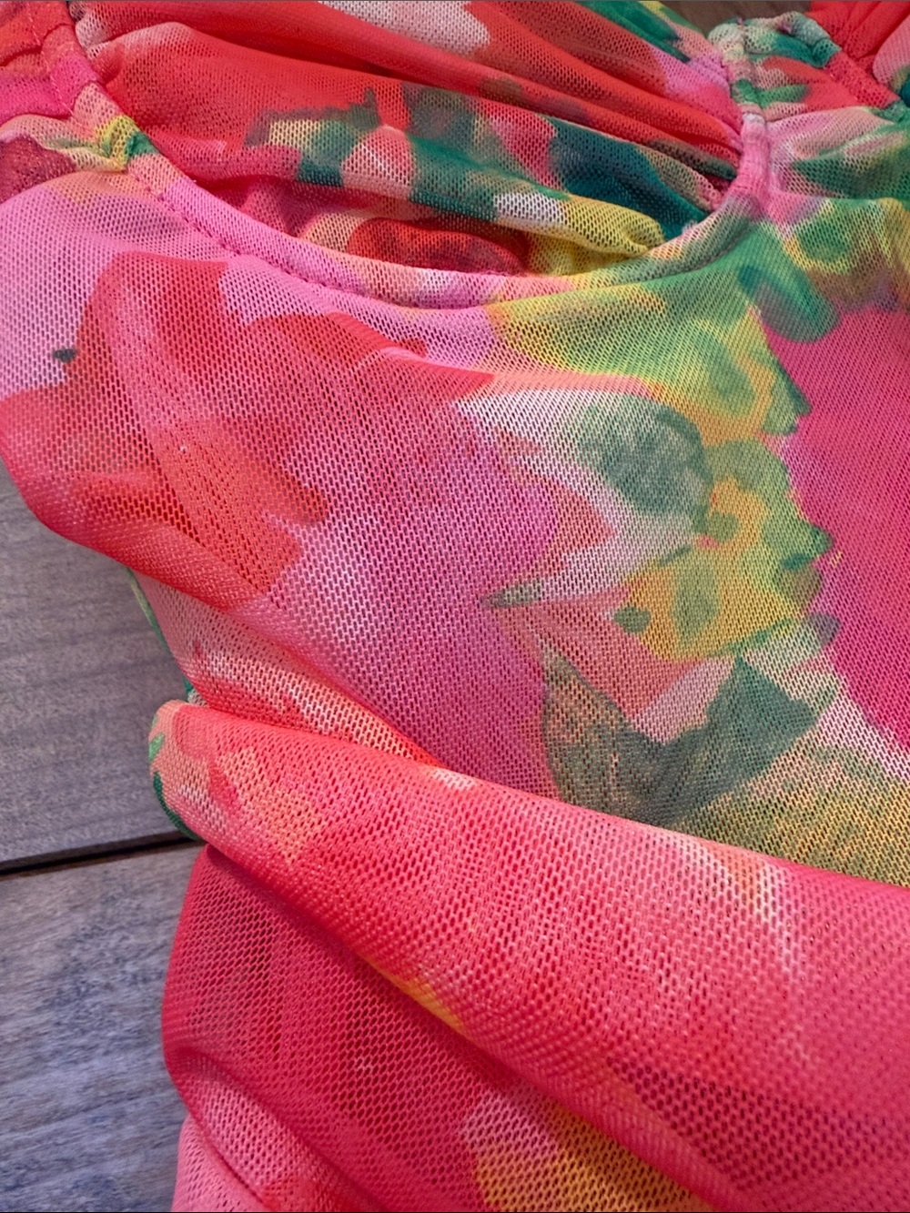 Zara Multicolor Pink Floral Bustier Camisole - Picture 2 of 4